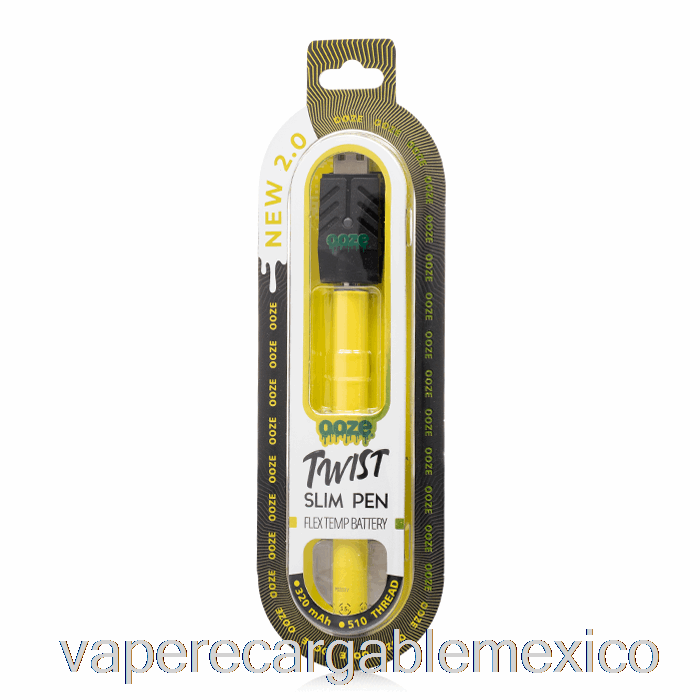 Vape Recargable Ooze Slim Twist Pen 2.0 Flex Temp Batería Amarillo Suave